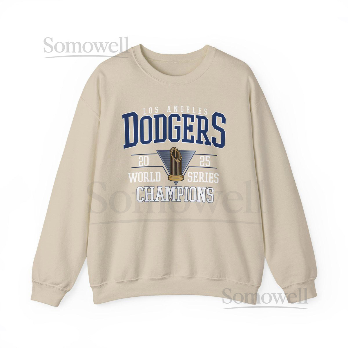 Dodgers 2025 World Series Champions Sweatshirt LA Baseball Fan Gift Sports Apparel Baseball Team Gear Game Day Wear_286