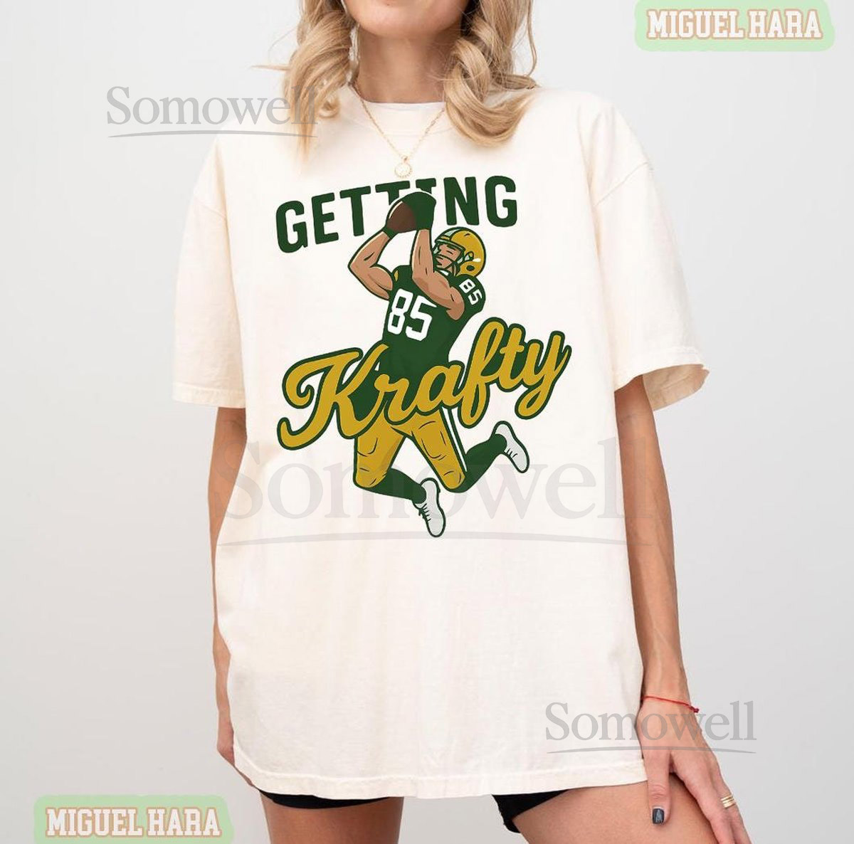 Tucker Kraft Green Bay Packers Tee NFL Football Shirt Tucker Kraft 85 Tight End Shirt Packers Fan Green Bay Gear Tailgating Party Shirt_675