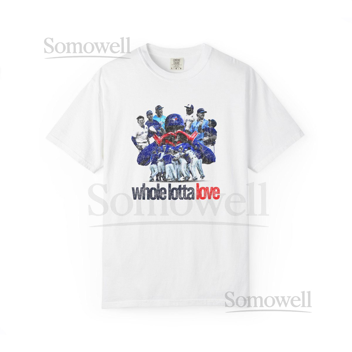 Blue Jays quotWhole Lotta Lovequot Heart Team Boxy Tee_146