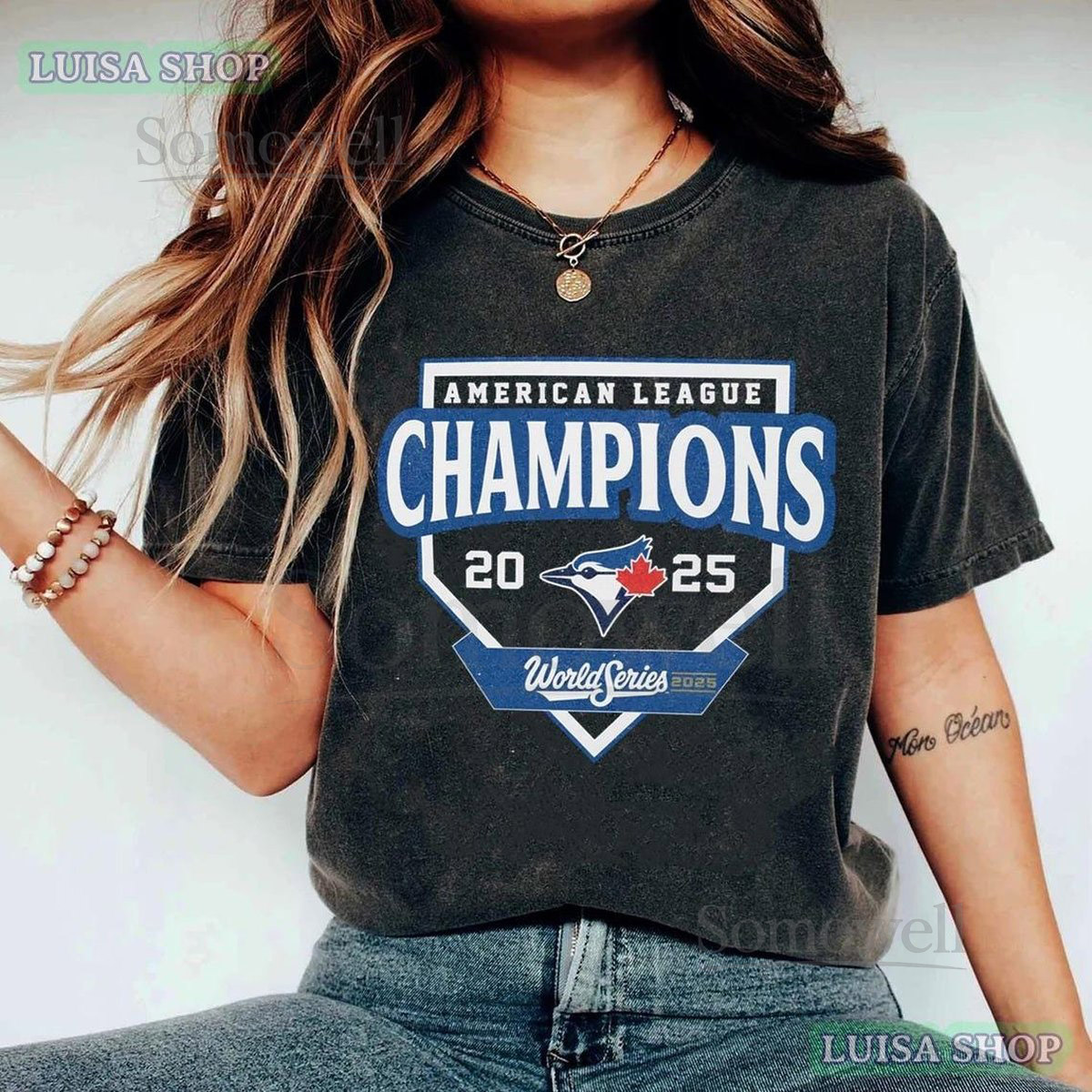 Toronto Blue Jays American League Champions T-Shirt AL Champs 2025 Vintage Tee Jays Postseason Comfort Colors Fan Gift_311
