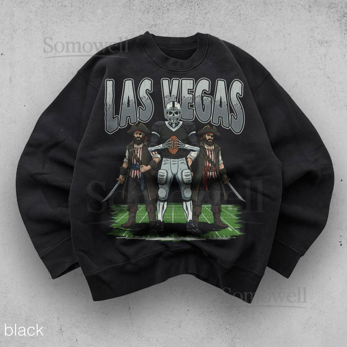 Vintage Las Vegas Football Pullover Retro Raiders Game Day Sweatshirt 90s Fan Crewneck_134