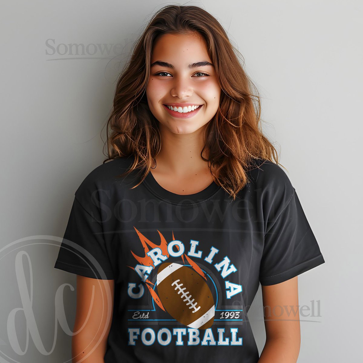 Carolina Football Shirt Unisex Vintage Style Game Day Apparel and Fan Gift_353