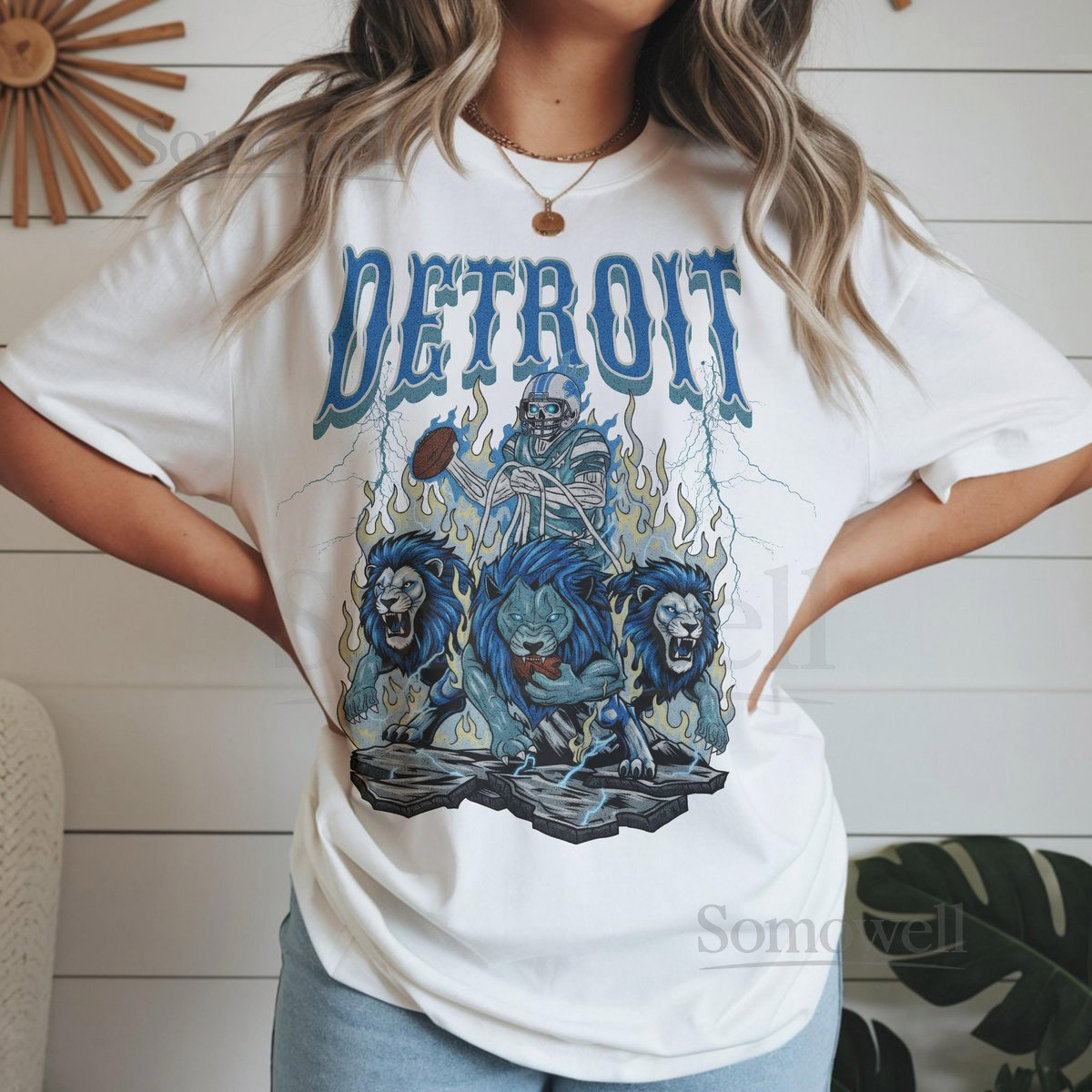 Comfort Colors Detroit Lions Football Gameday Shirt Football Season Tee NFL graphic Detroit Lions Jersey_57