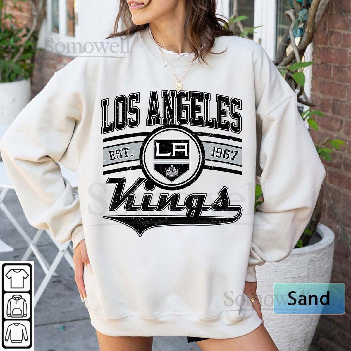 Vintage Los Angeles Kings Shirt Kings Tee Hockey Sweatshirt Hockey Fan Shirt Los Angeles Hockey Shirt LA Fans Shirt_123