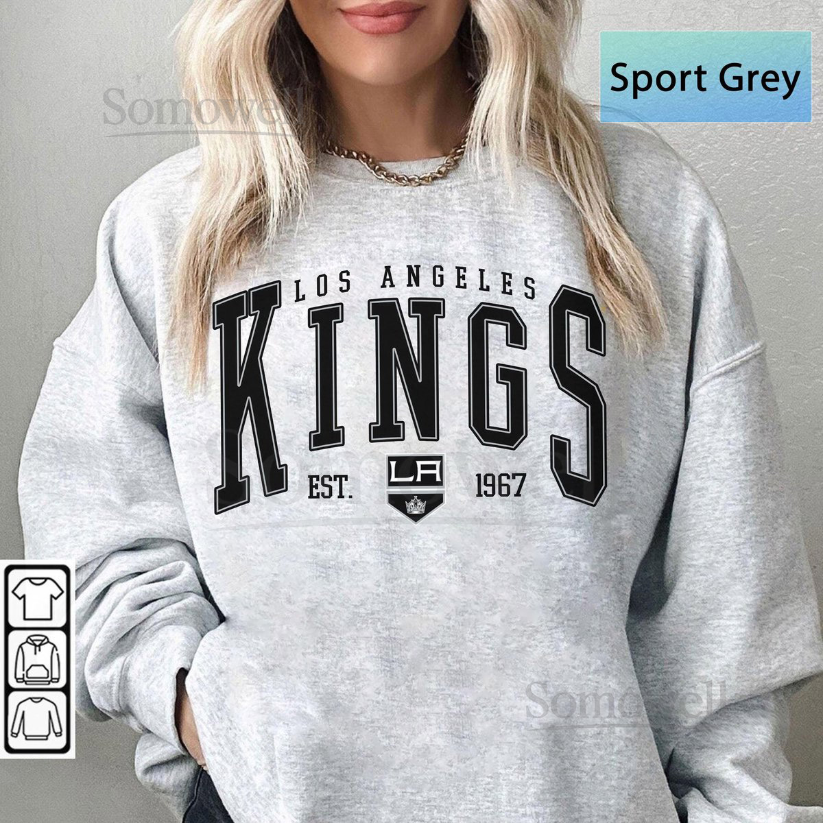 Los Angeles Kings Sweatshirt Vintage Kings Hockey Sweatshirt Los Angeles Hockey Fan shirt Los Angeles Kings Hoodie_82