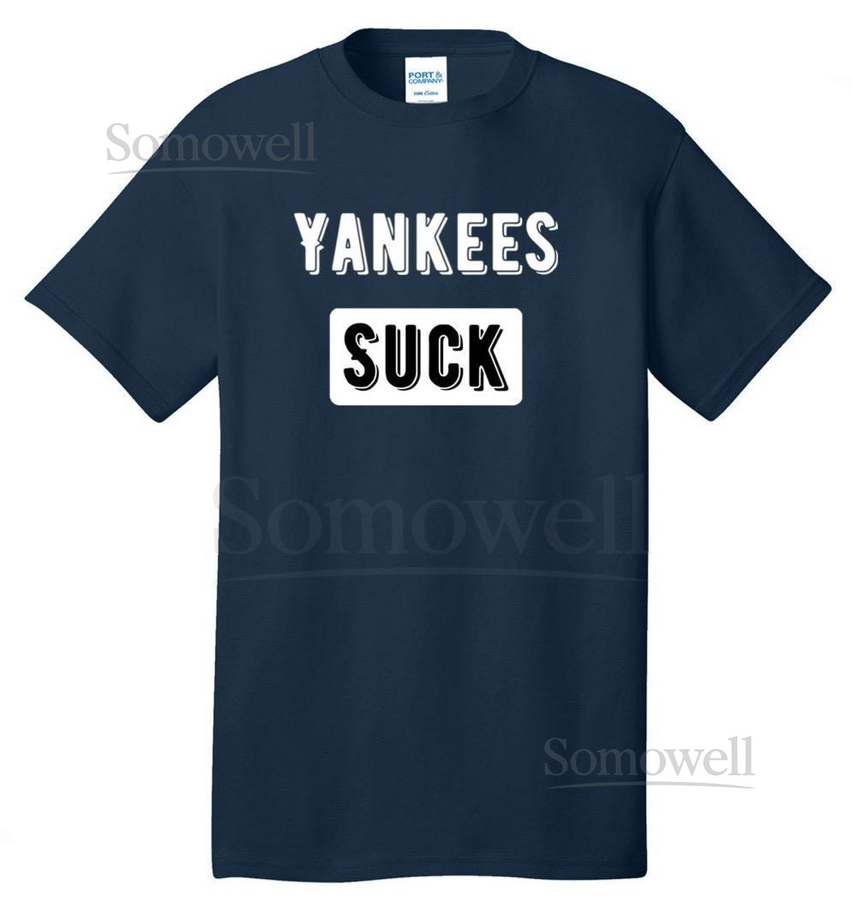 Yankees Suck Retro Navy_629