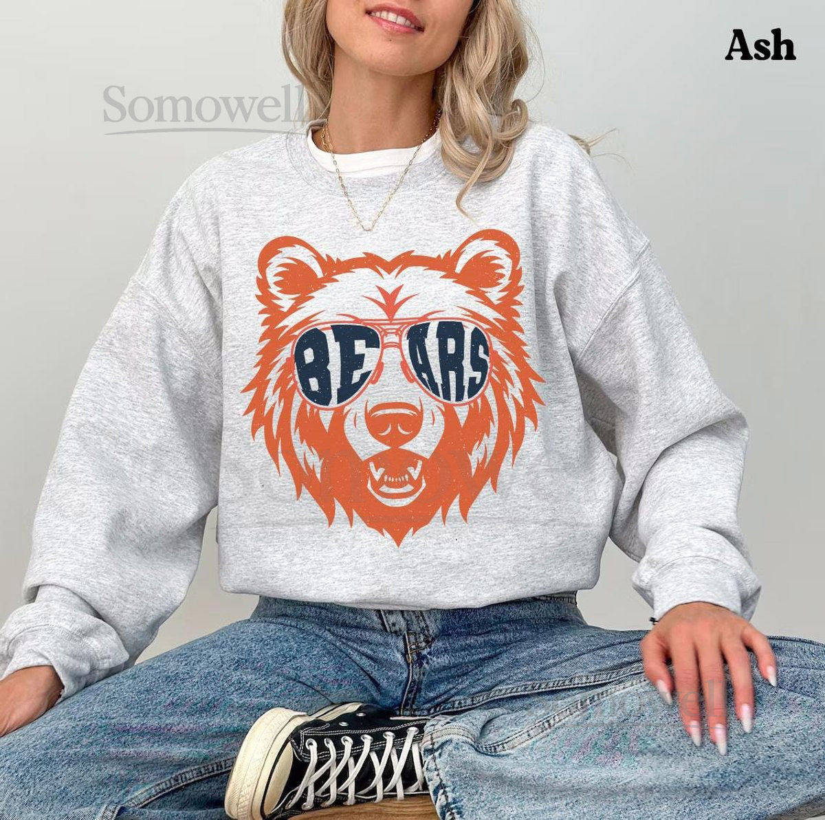 Bears Mascot Sweater Favorite Team Bear School Team Sweater Bear Team Crewneck Bears School Spirit Mascot Chicago Bears Sweater_190