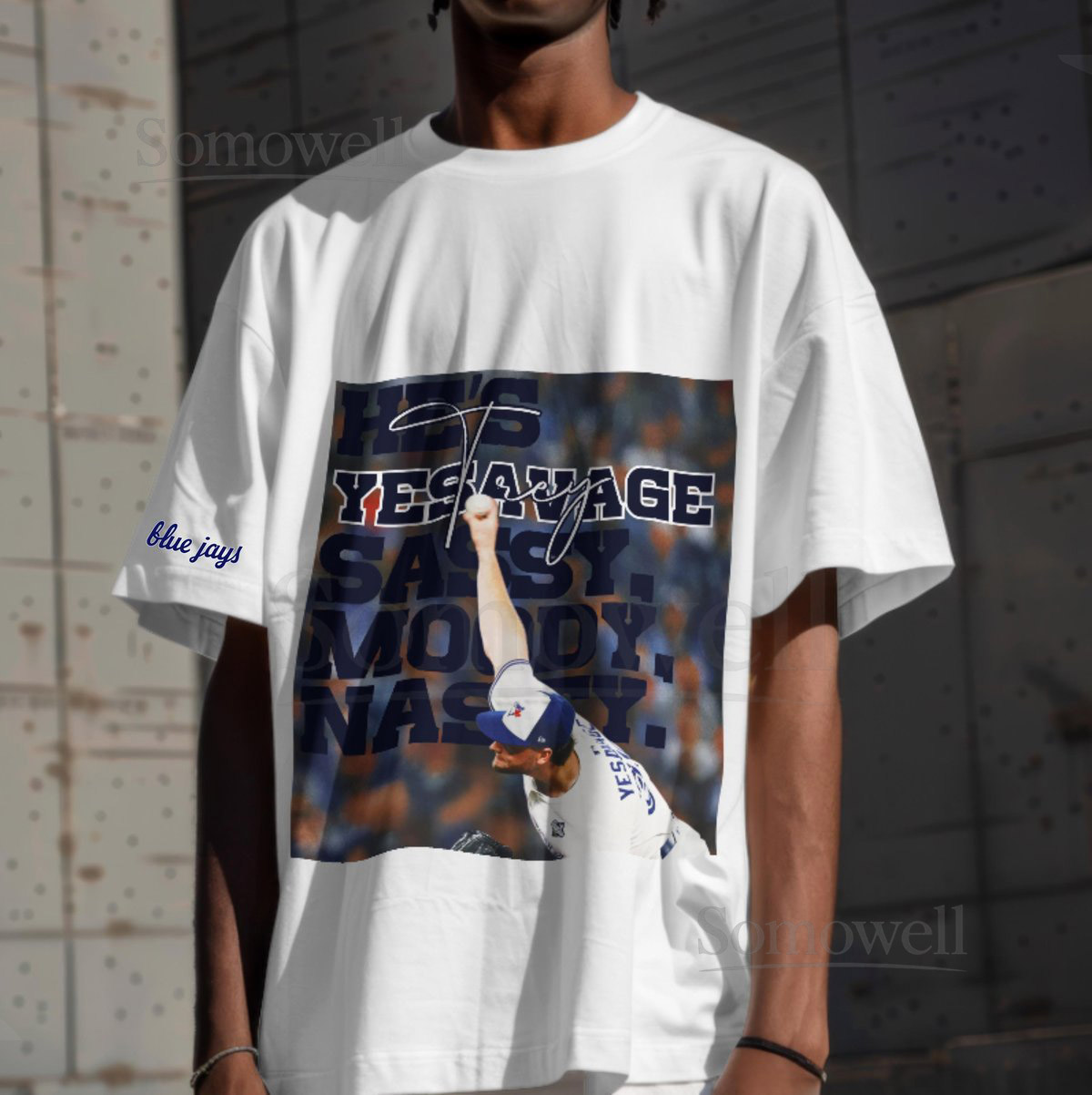 Trey Yesavage American League Champions Tee Toronto Blue Jays He's a Savage_947