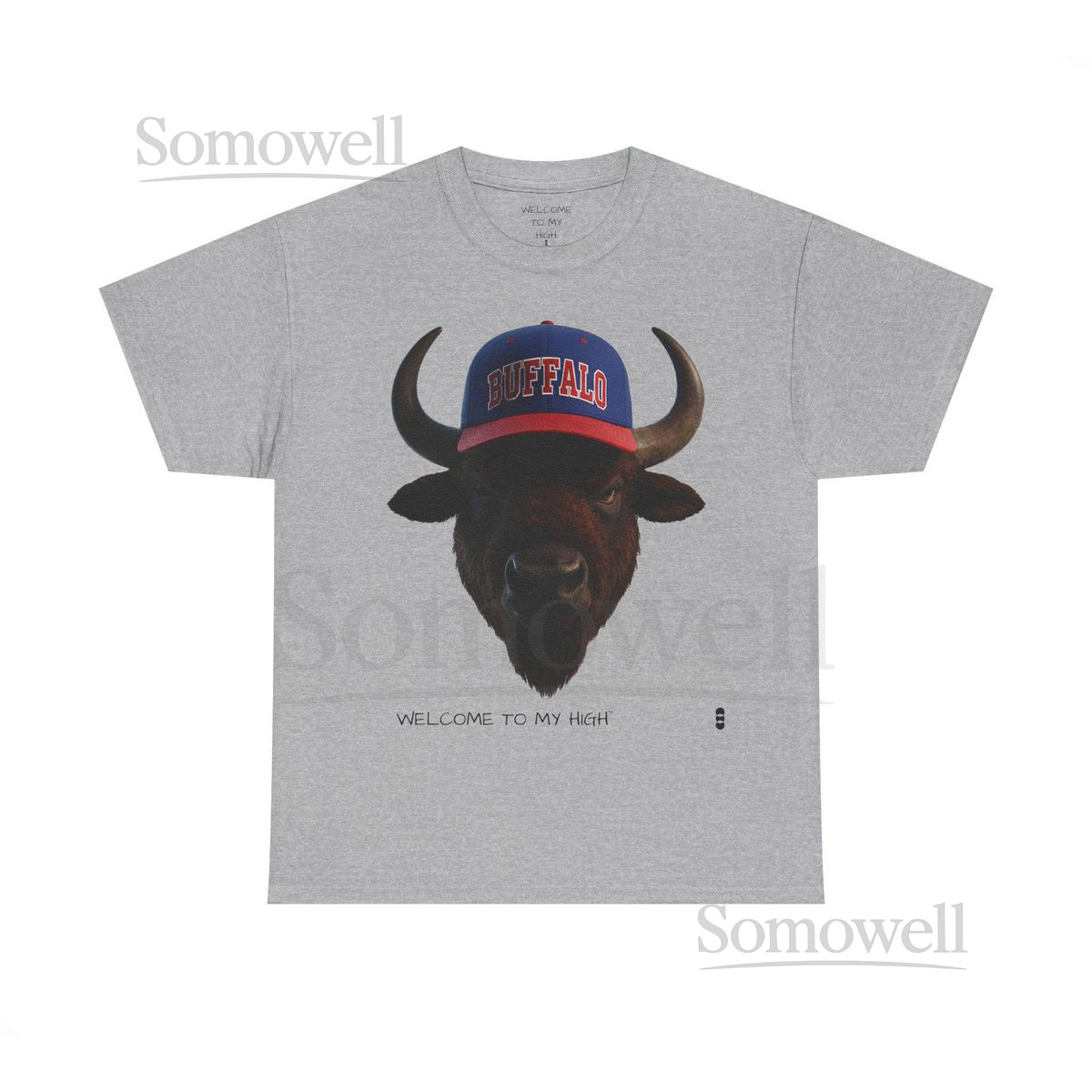 Buffalo Bills Fan T-shirt Sporty Buffalo with Cap Unisex Tee_233