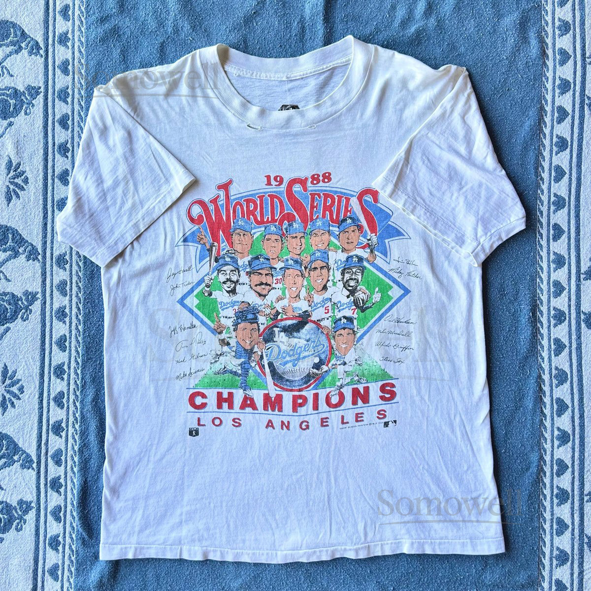 1988 Los Angeles Dodgers World Series Champions Tee - Vintage MLB Baseball T-Shirt_6
