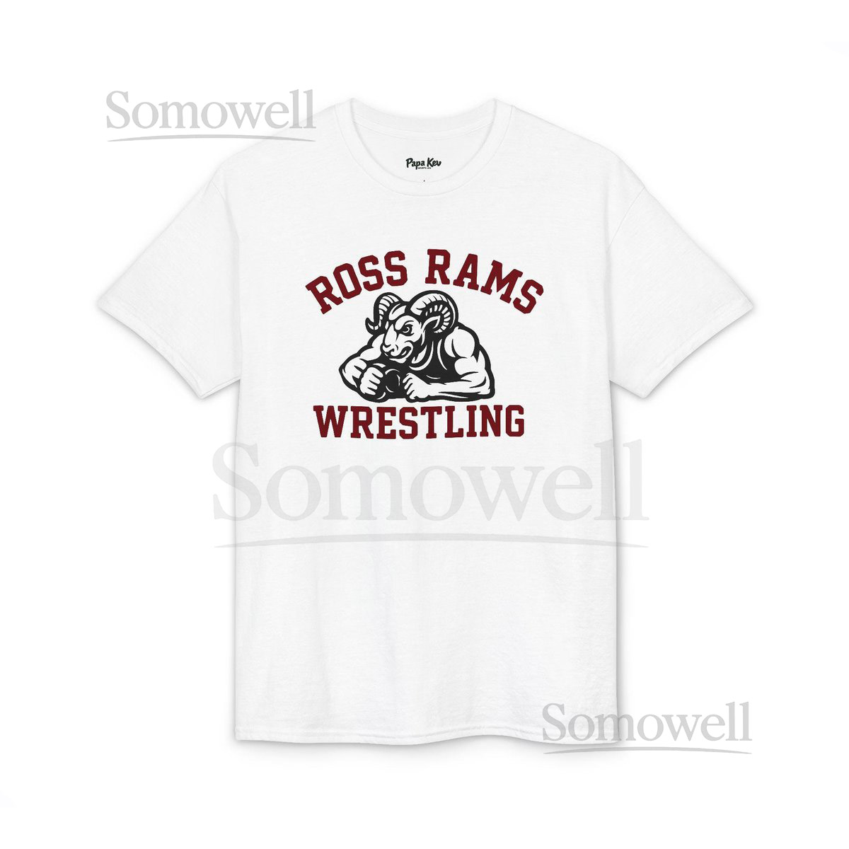 ROSS RAMS WRESTLING - Unisex DryBlend T-Shirt_734