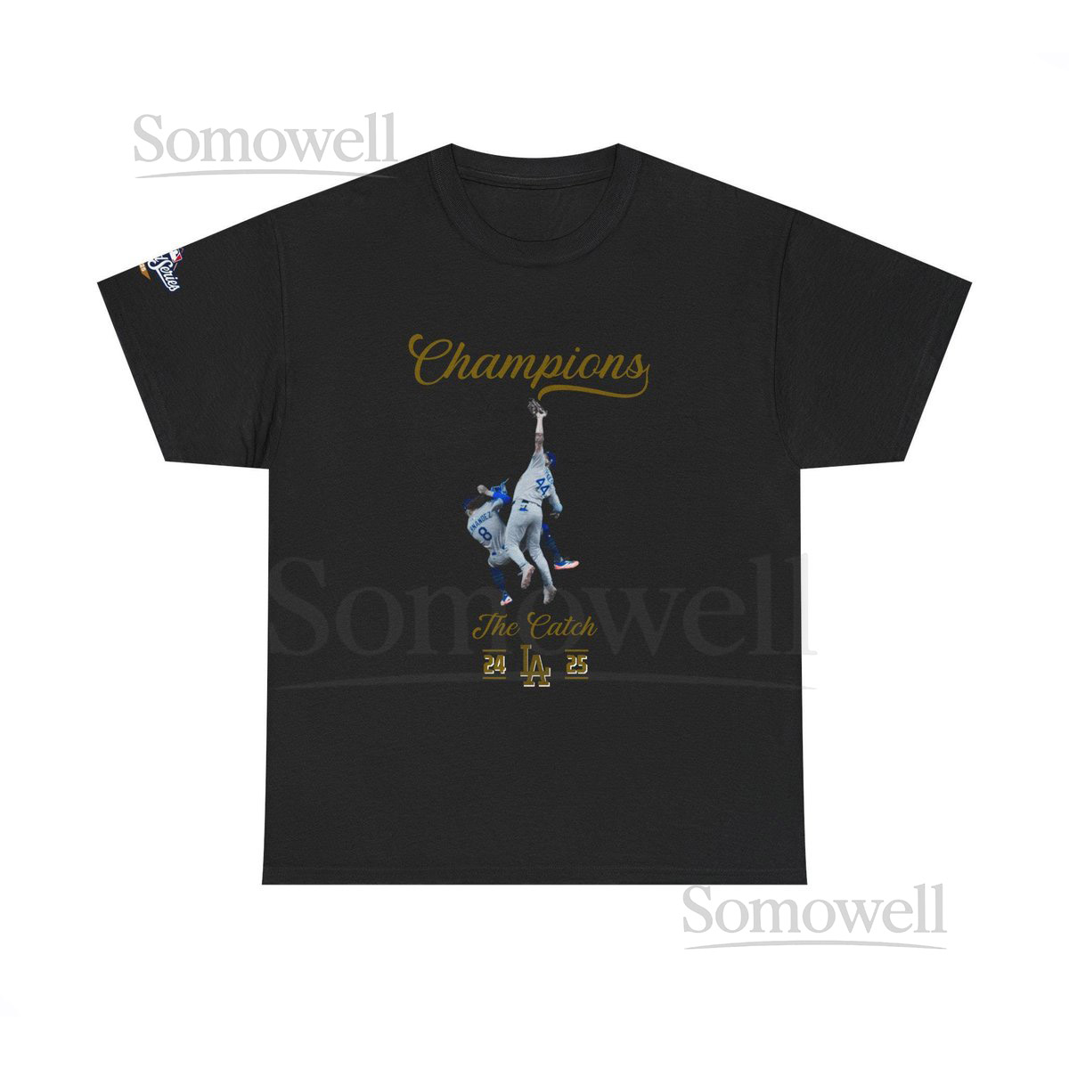 The Catch - Dodgers 2025 World Series Champions Back 2 Back T-Shirt Los Angeles Baseball Tee_394
