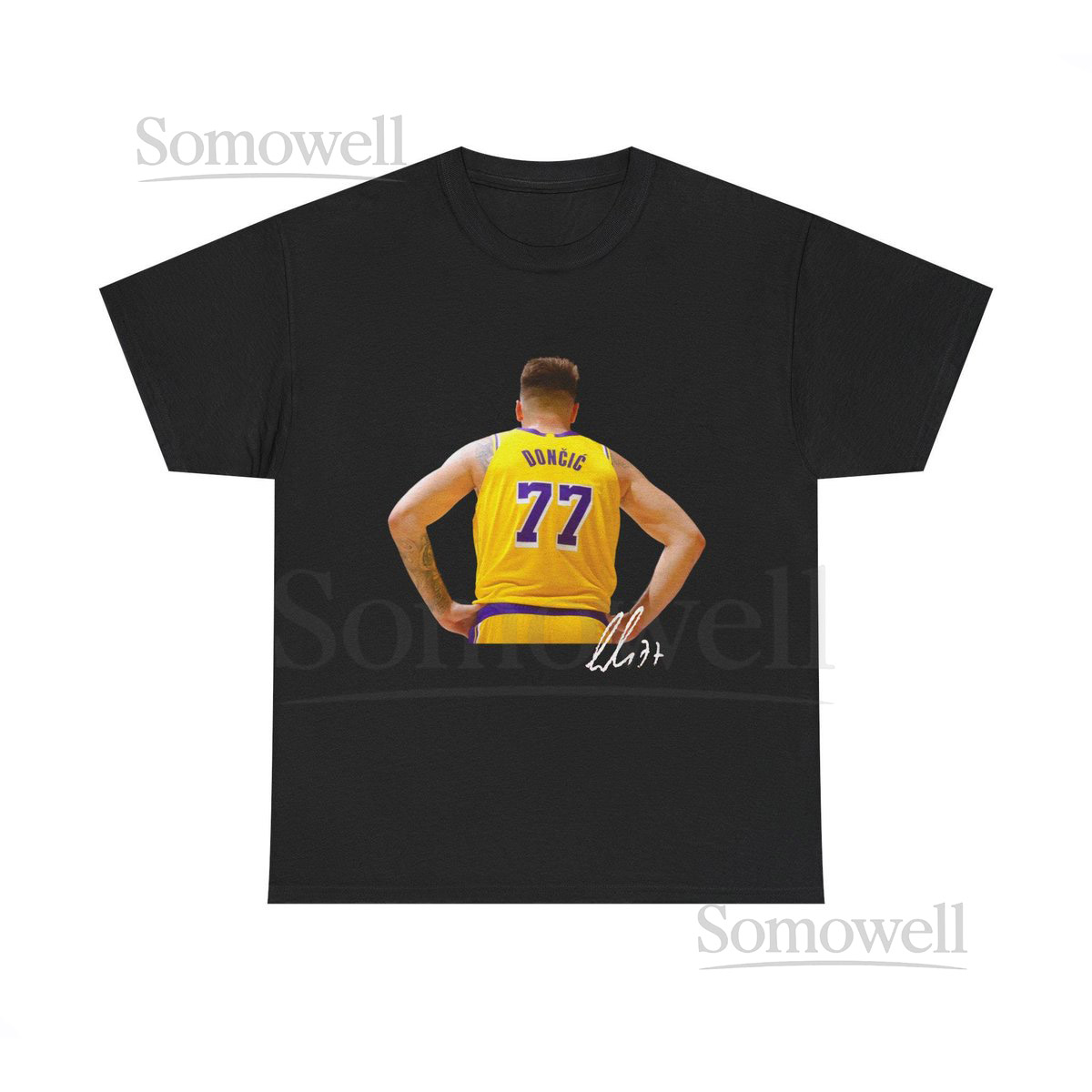 Luka Doncic Los Angeles Lakers T Shirt Autograph Edition_321