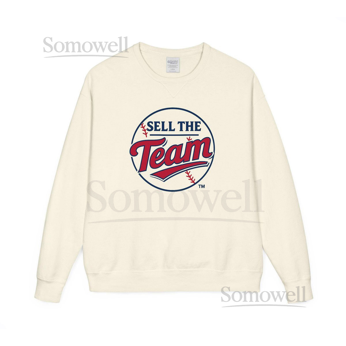Sell The Team Crewneck Minnesota Twins Baseball Script Logo_765