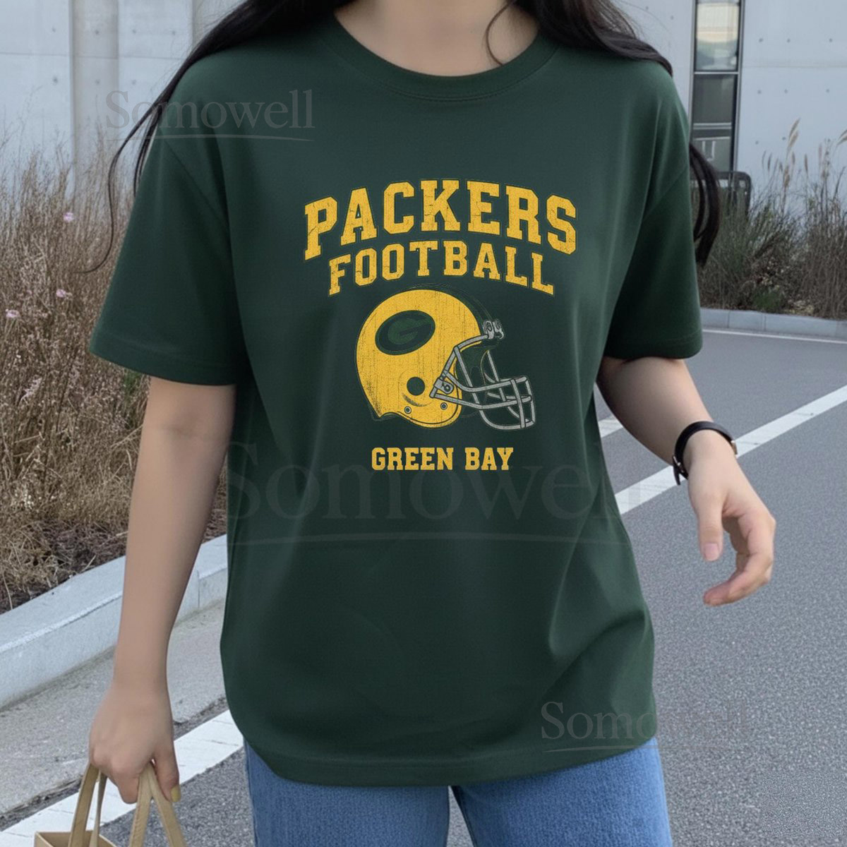 Packers Football Helmet Tee Green Bay 1960 Vintage Football Shirt Retro Classic American Football Fan Gear Gifts for Packers Fans_621