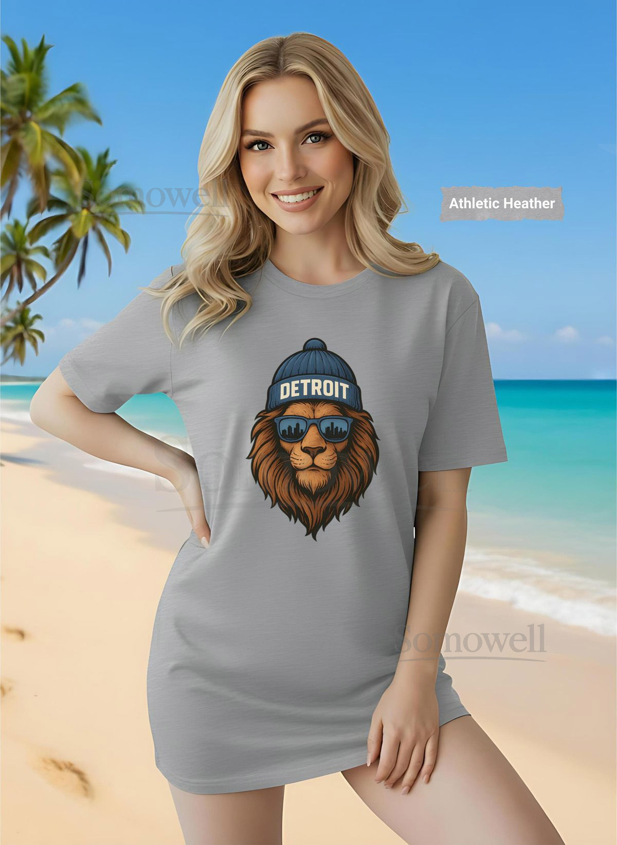 Detroit Pride Lions Tee Urban Detroit T-Shirt Cool Lions Football Shirt Detroit City Skyline Top Detroit Attitude Tee Detroit Lions Tee_202