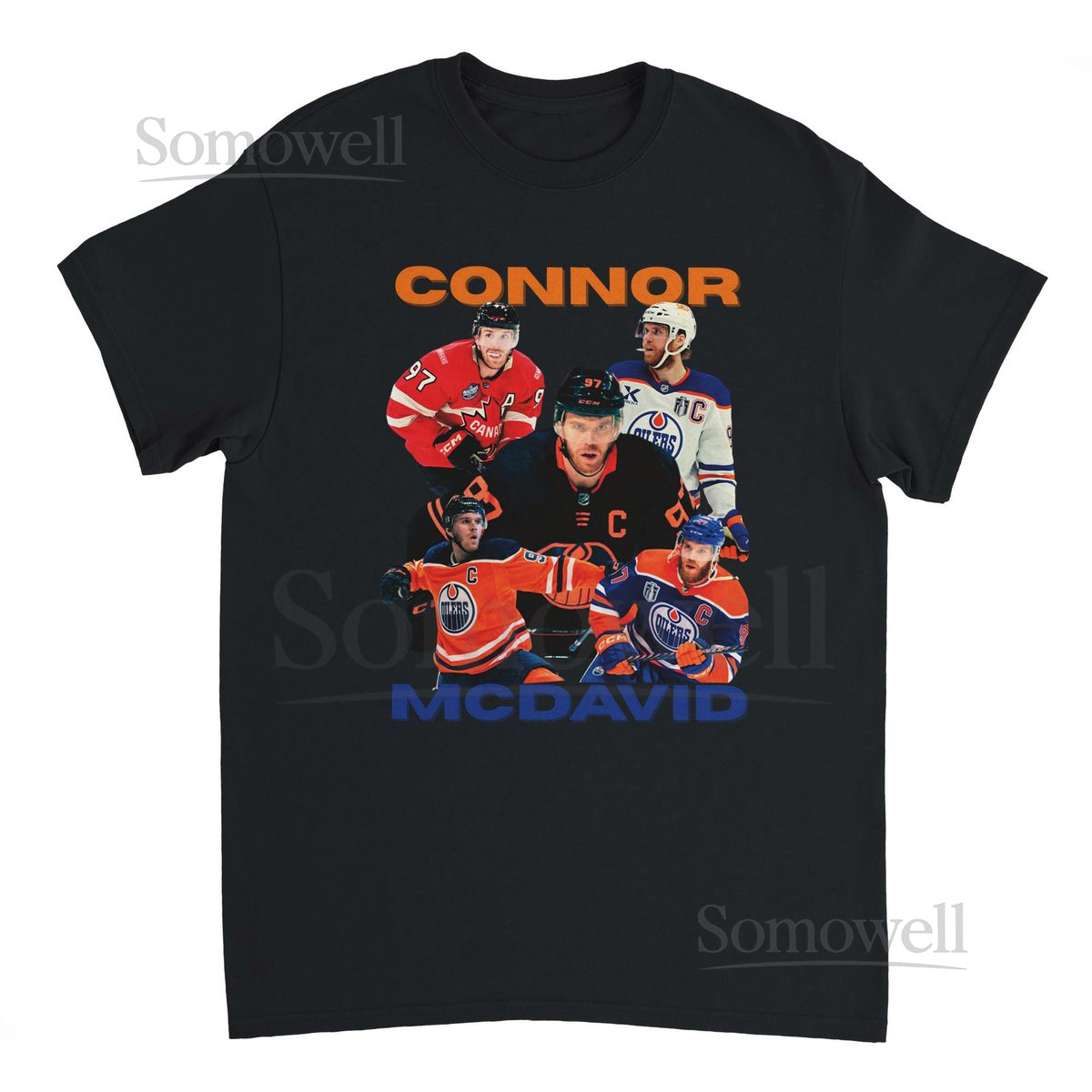 Connor McDavid Graphic Tee Heavyweight Unisex Crewneck T-shirt_104