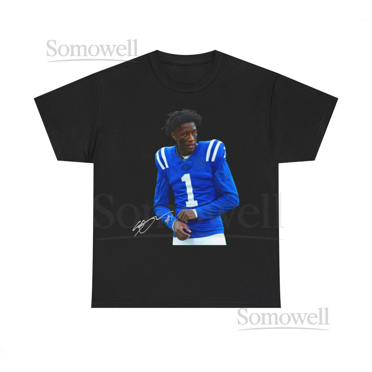 Sauce Gardner Indianapolis Colts T Shirt Autograph E_825