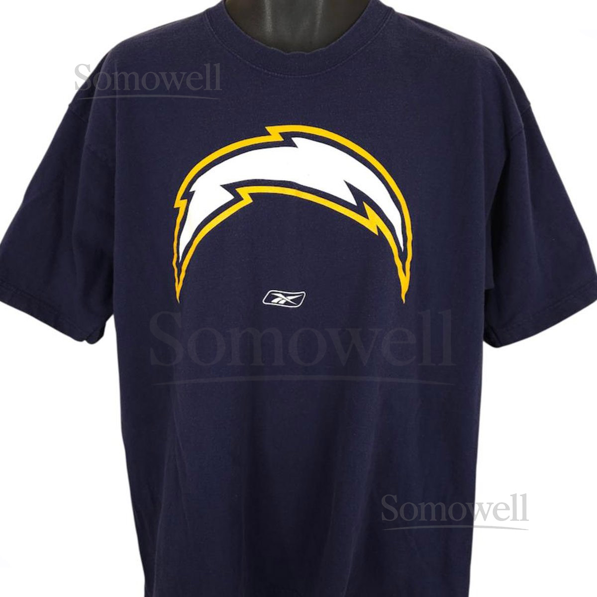 Vintage San Diego Chargers T Shirt Mens Size Large Blue Y2K OVERSIZED Fit NFL Football_831