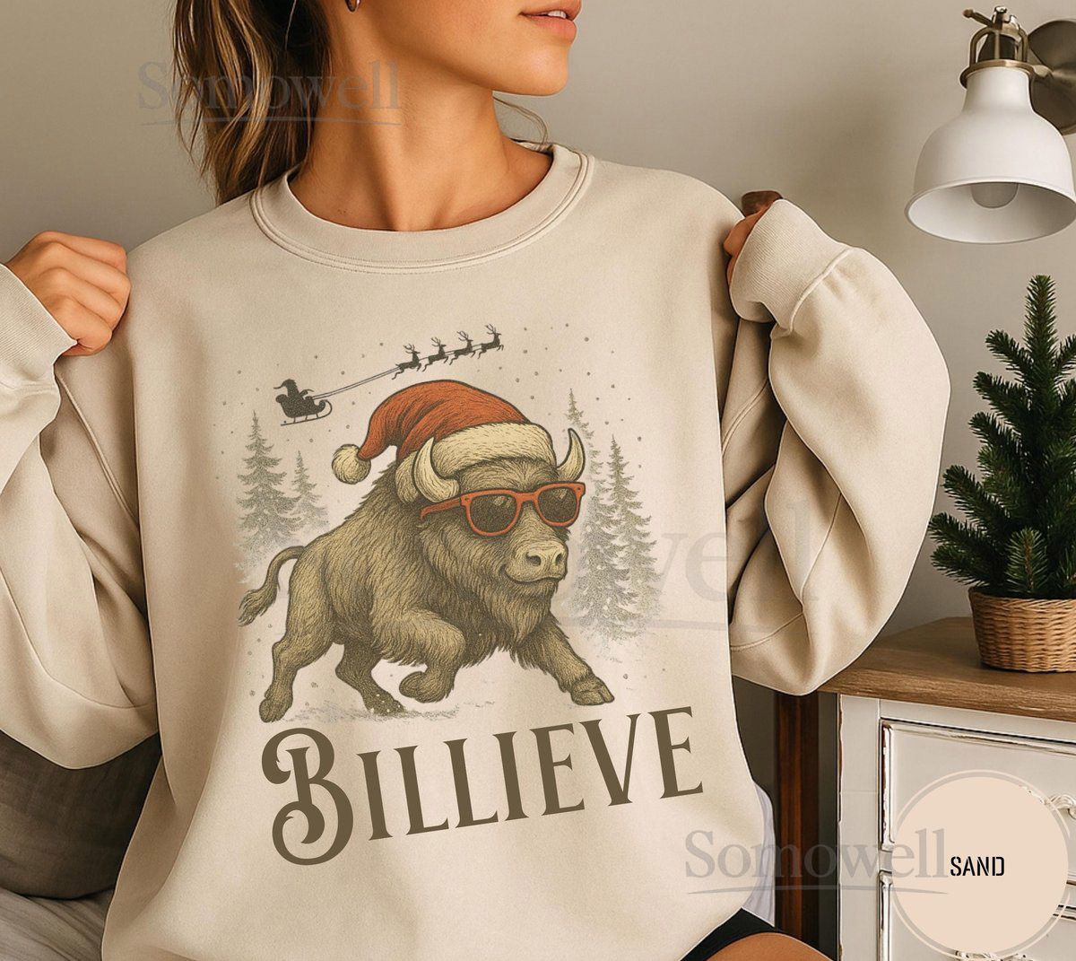 Billieve Christmas Buffalo Sweatshirt Buffalo Football Gameday ShirtBills Superbowl Tee Go Bills Christmas Gift Gameday Buffalo Wear_206