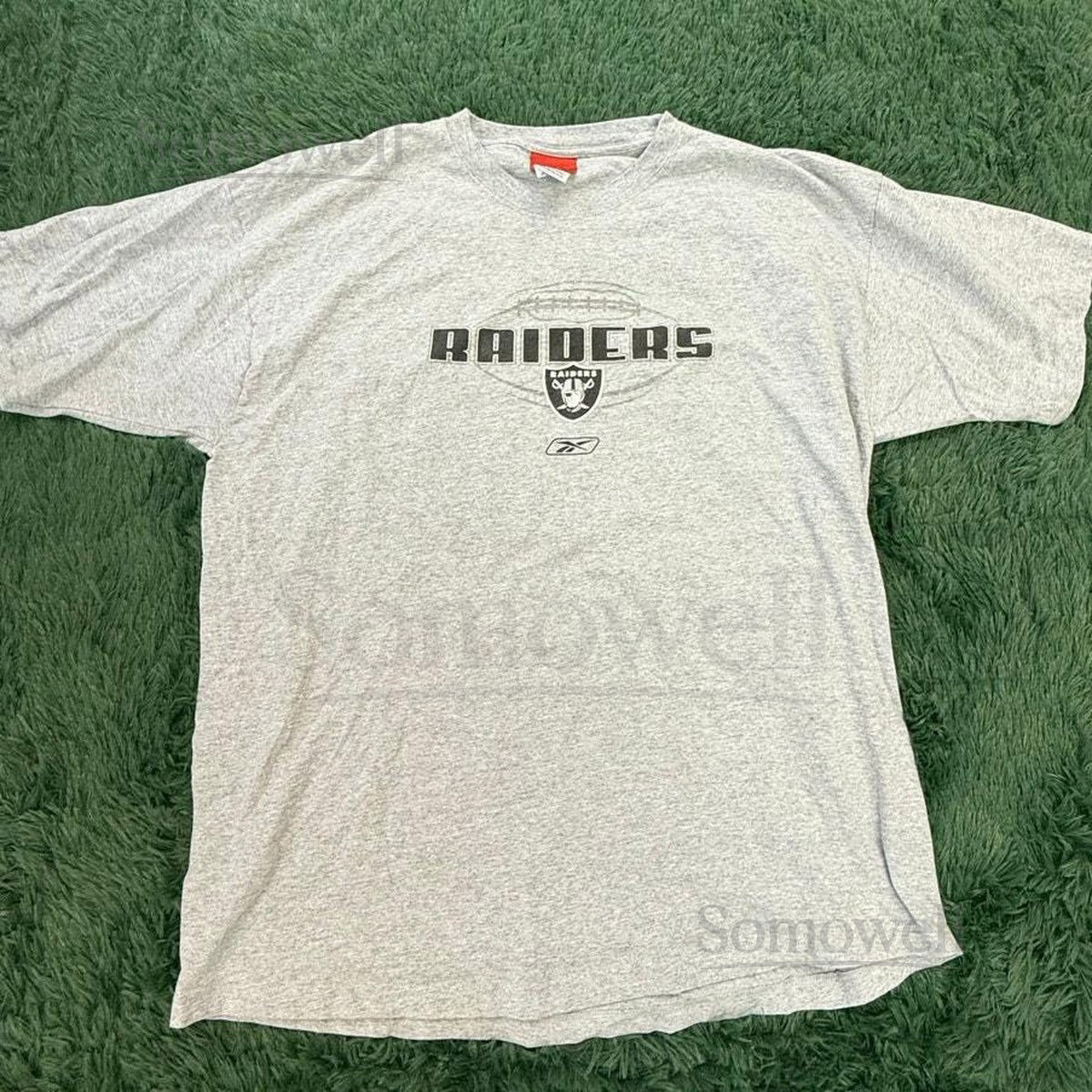 90s Oakland Raiders Las Vegas Gray XL T-Shirt Reebok Unisex Women Men_7