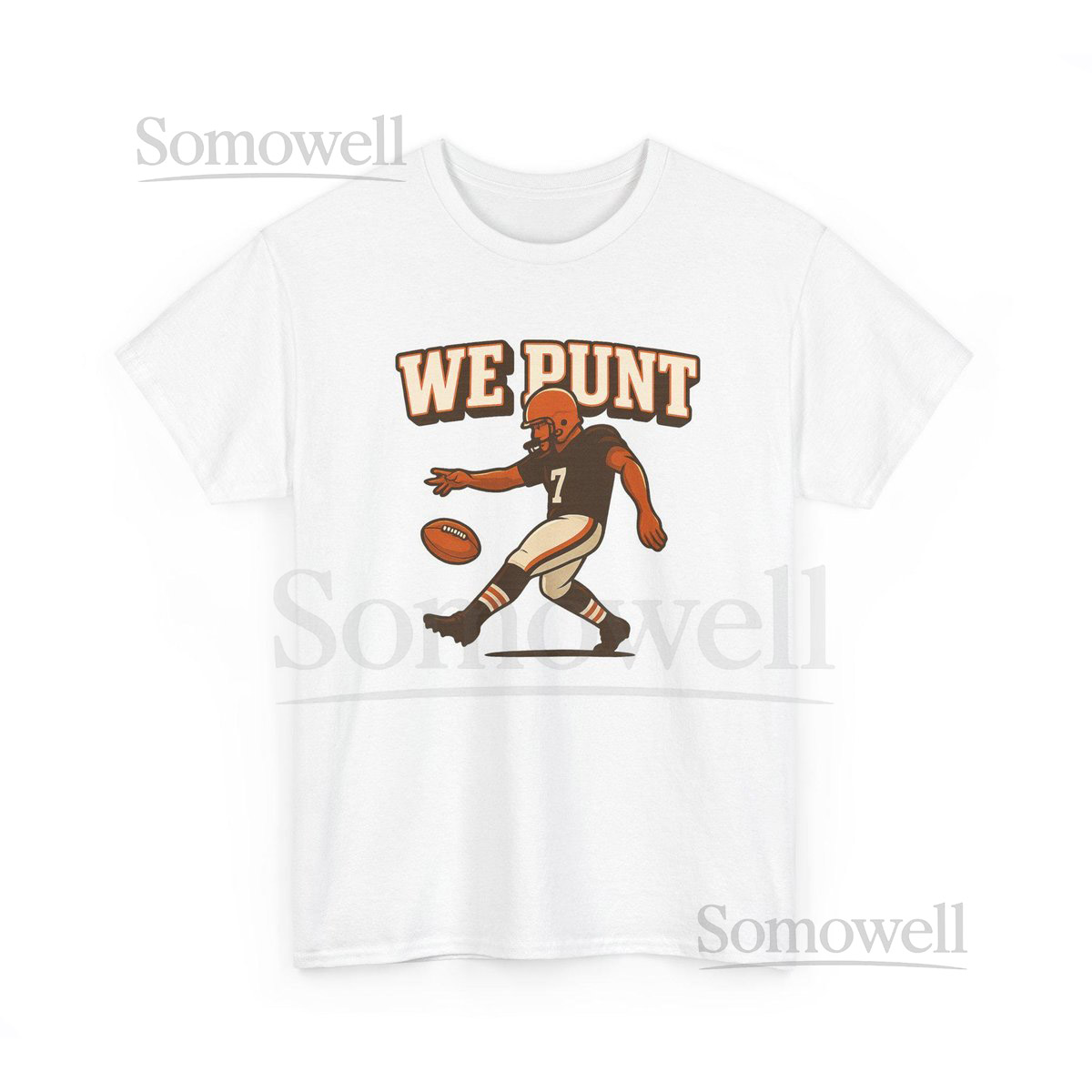 Cleveland Browns We Punt Unisex Tee Punting Football Fan Shirt Sports Lover Gift Game Day Apparel Cleveland Ohio Fan Gear_279