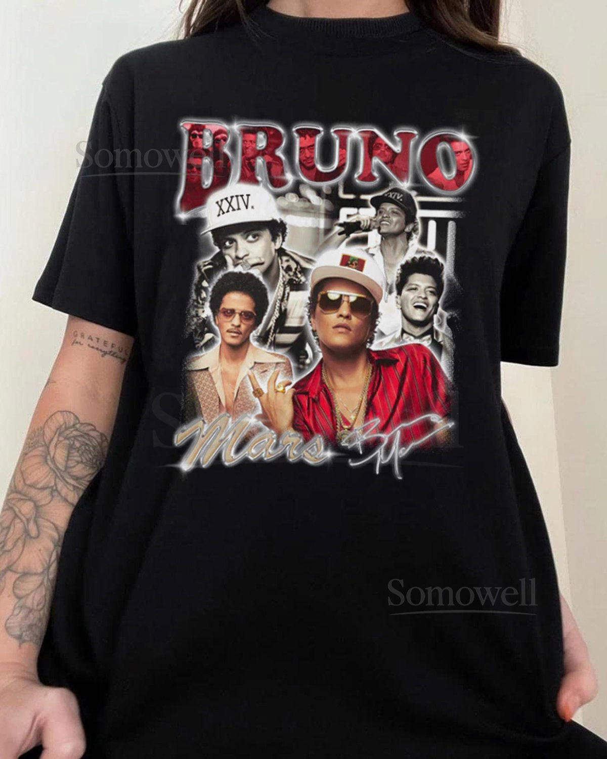 Bruno Mars Graphic T-Shirt Unisex Cotton Tee_68