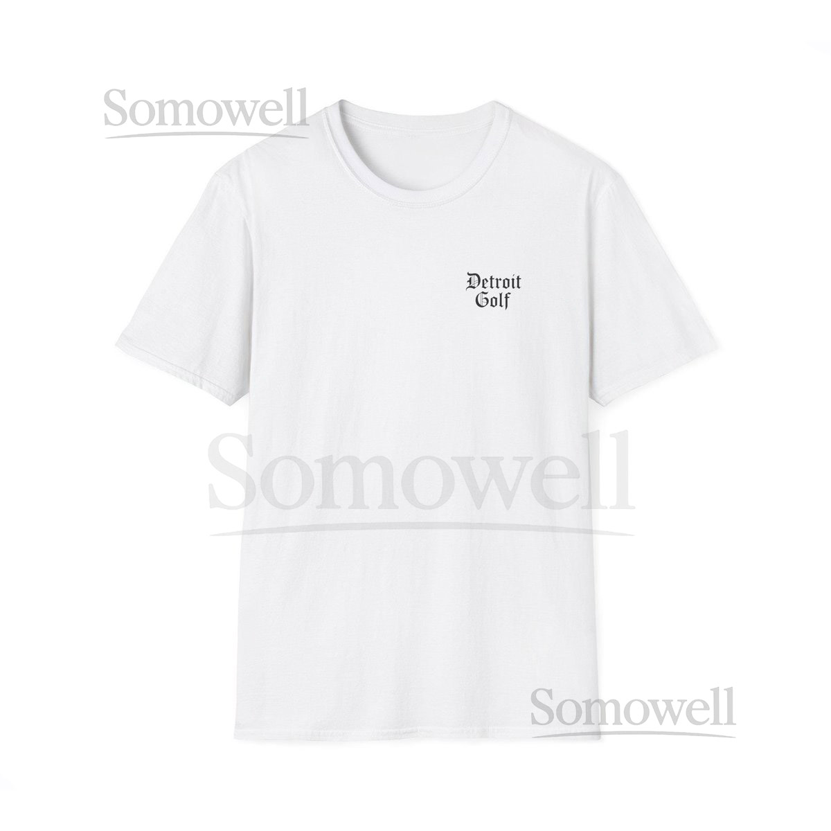 Detroit Tiger and Lion T-Shirt Golfers Graphic Tee_226