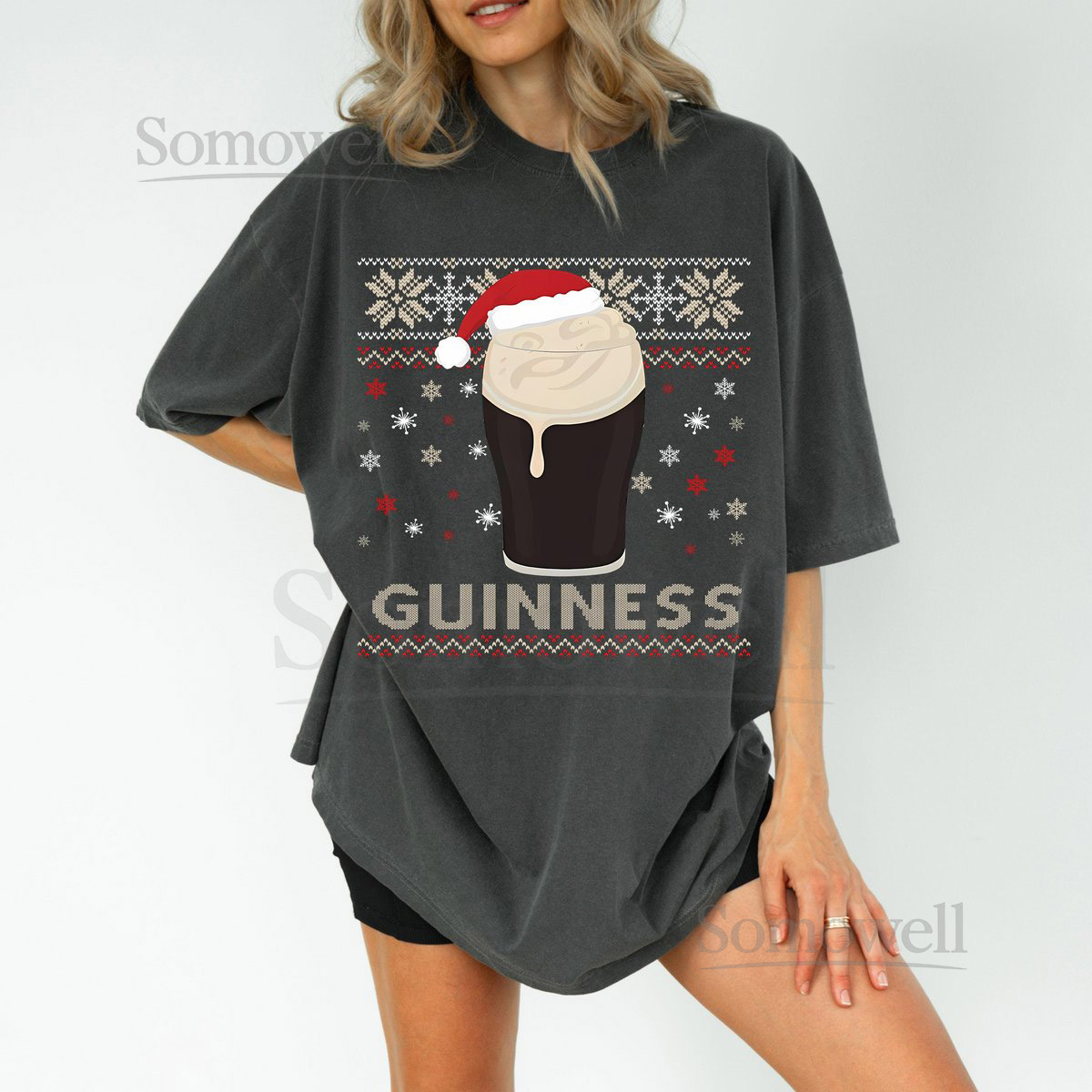Guinness Drinking Christmas T Shirt_193