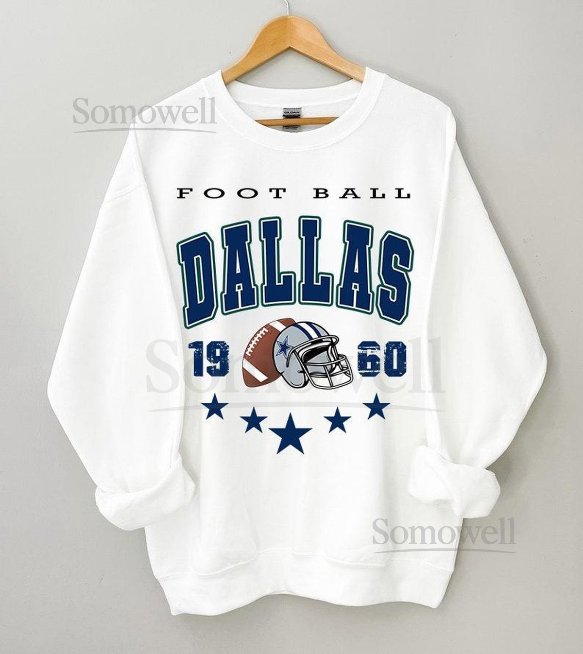 Vintage Dallas Football Sweatshirt Dallas Football t shirt Dallas Game Day Shirt Dallas Shirt Game Day Shirt Dallas Football Fan Gift_570