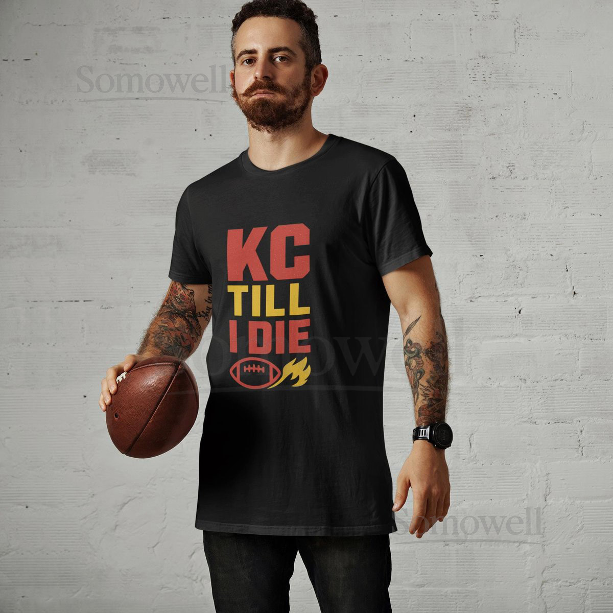 KC Till I Die Tee Kansas City Football Chiefs Fan Shirt_413