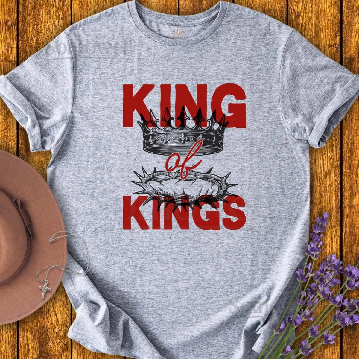 King of Kings Christian T-Shirt - Crown of Thorns_220