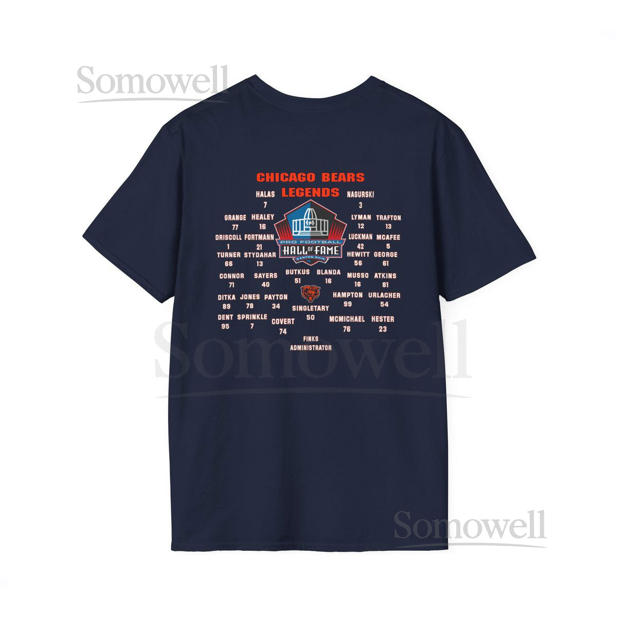 Bears T-Shirt Chicago Bears HOF Legends. Inspirational T-Shirt Gift for HimHer Positive Quote Tee Softstyle Shirt_191
