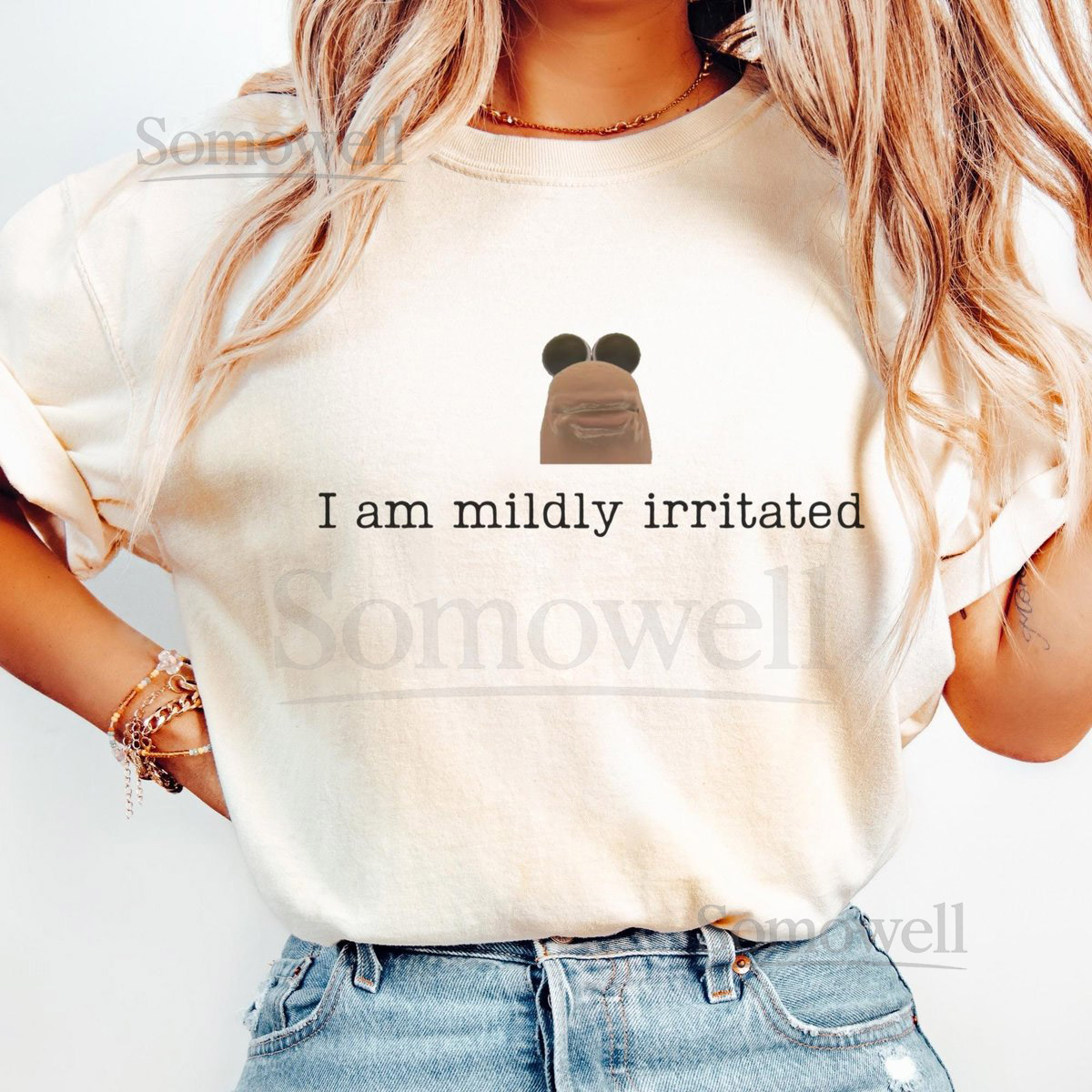 I am Mildly Irritated shirt Marcus The Worm Meme Cute Worm Meme Graphic Tee Minimalist Marcus Quote Tee Mental Health Marcus shirt_312