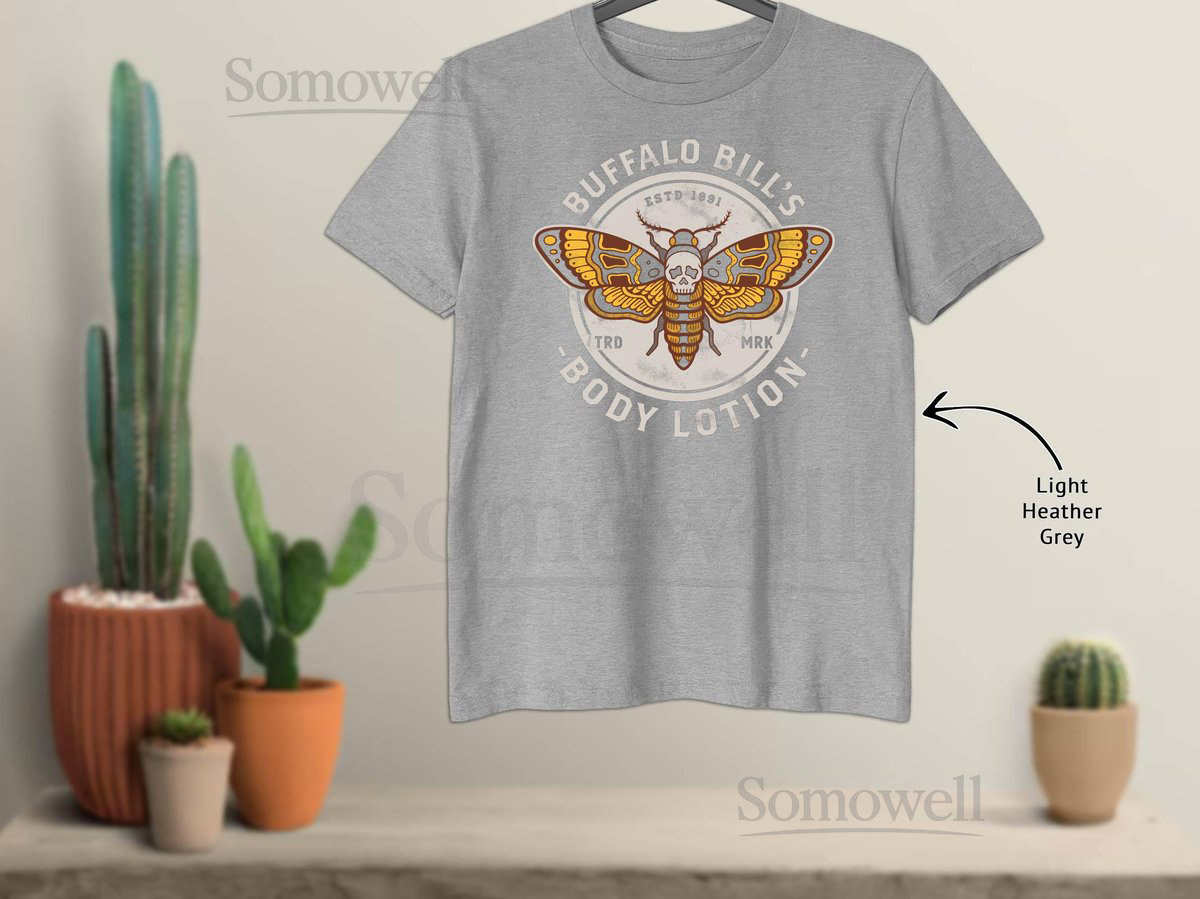 Buffalo Bill's Body Lotion - Death's Head Moth - Horror - T-Shirt - 279377_220