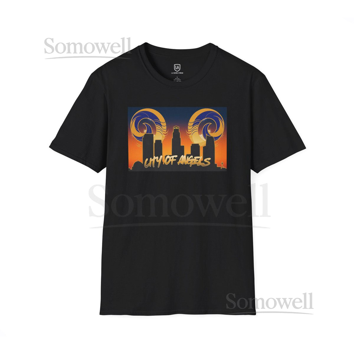 Los Angeles Rams City of Angels Skyline T-Shirt_576