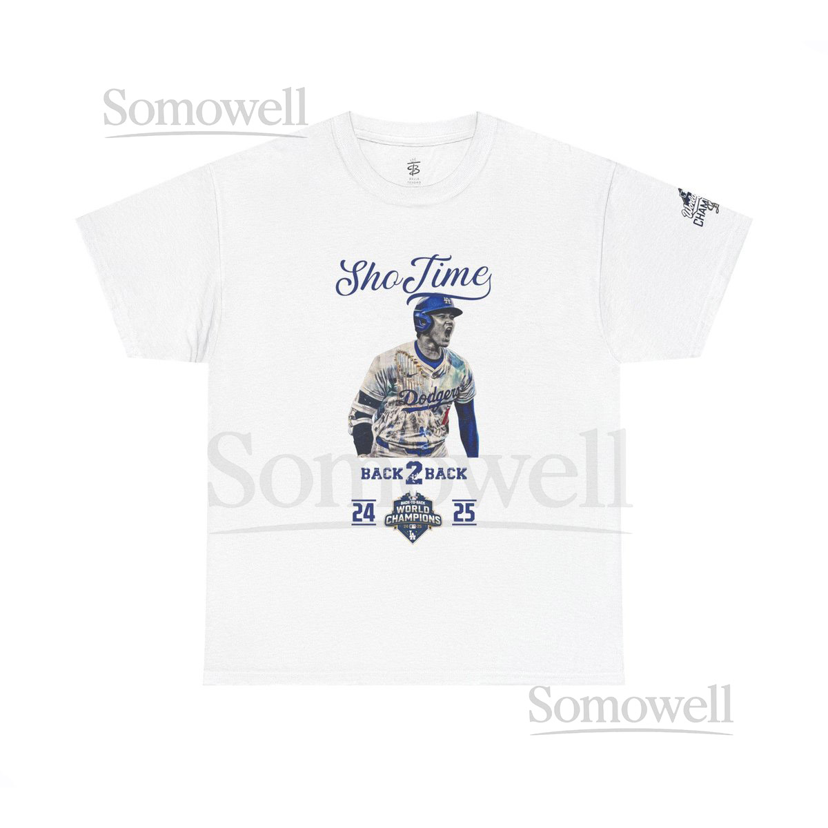 ShoTime Shohei Ohtani 2025 World Series Champions T-Shirt Los Angeles Dodgers Fan Tee_381