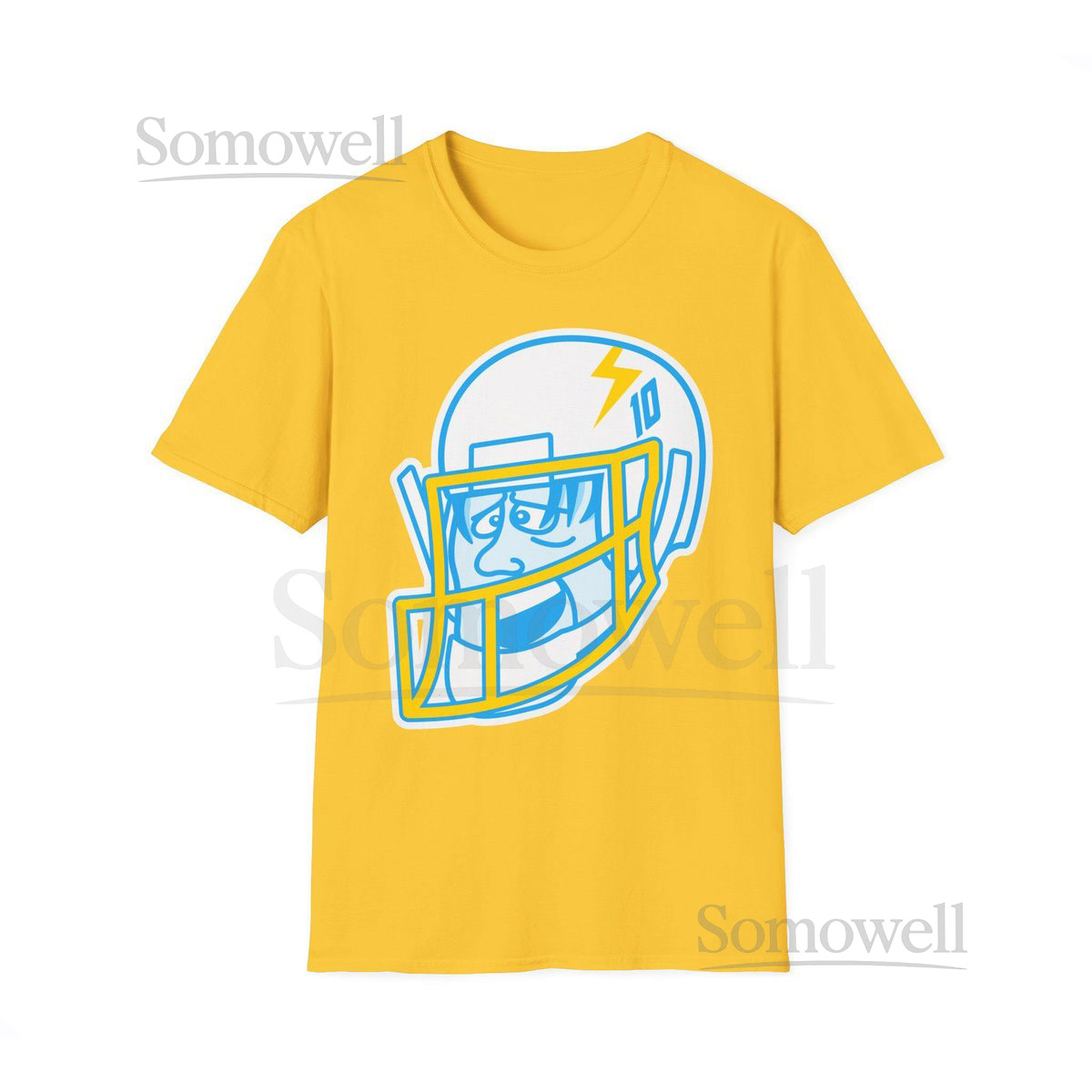 Snow Miser Chargers Mash-up Holiday Graphic T-Shirt Los Angeles Football_743