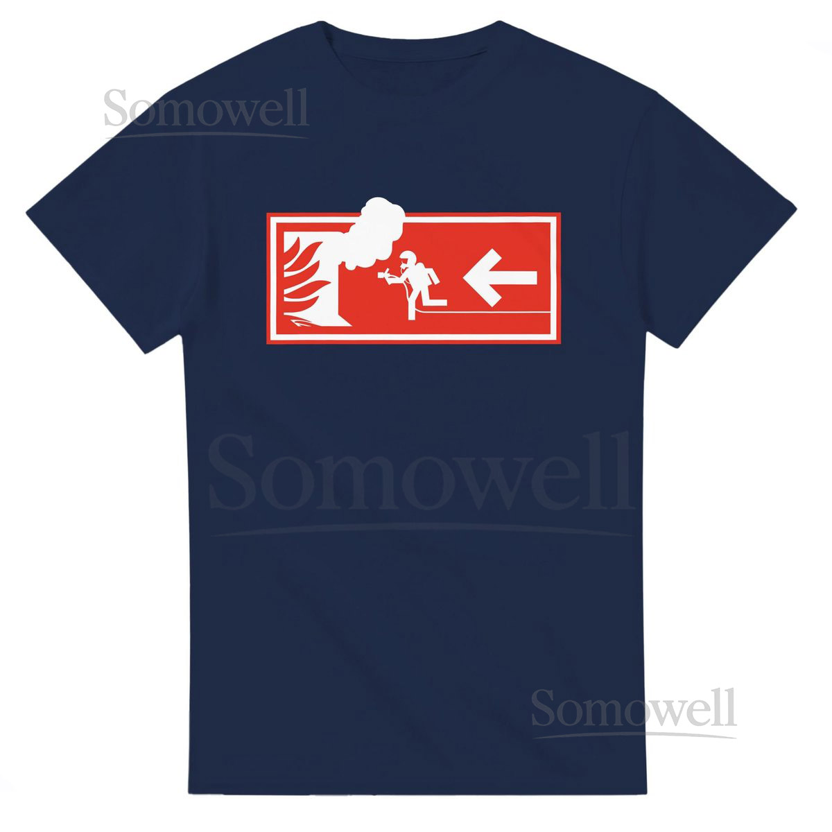 Fire Entrance - Heavyweight Unisex Crewneck T-shirt_158