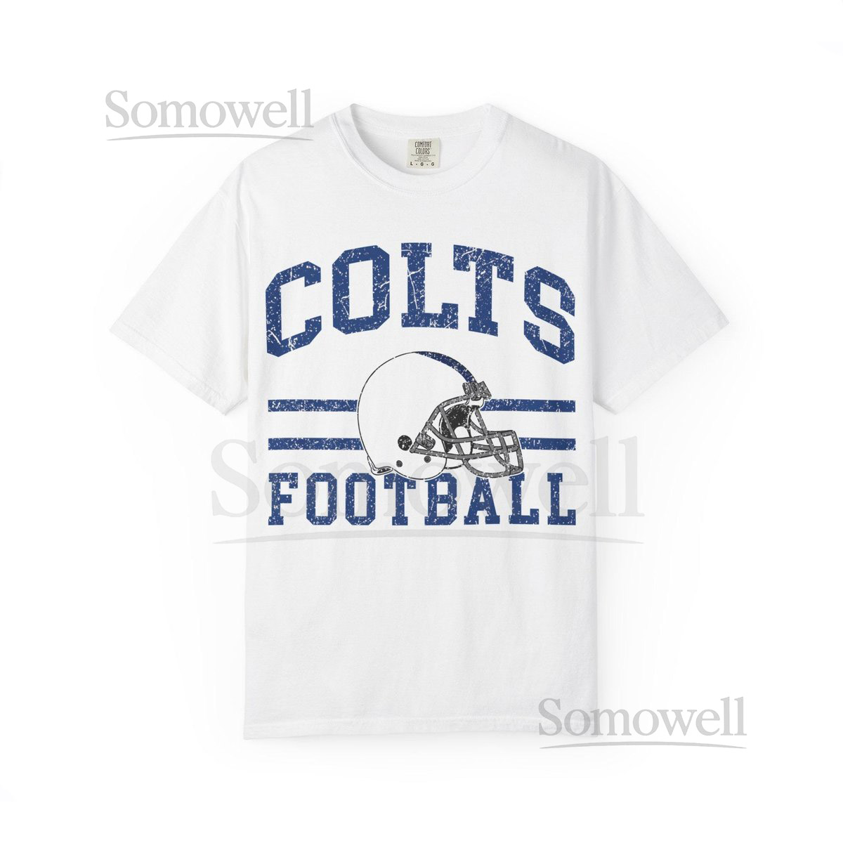 Colts Football T-Shirt Sweatshirt Hoodie Vintage Distressed Indianapolis Football Shirt Retro Game Day Top Football F_46