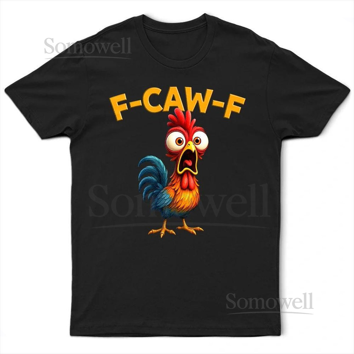 Funny Chicken F-Caw-F - Personalized T Shirt F-Caw-F Chicken Humor T Shirt Funny Rooster Meme T Shirt Funny Chicken Chicken Lover Gift_169