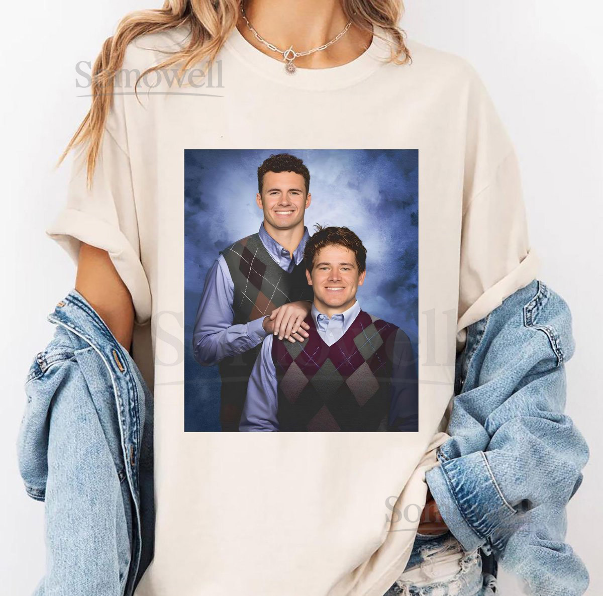 Justin Herbert Ladd McConkey Los Angeles Football T-Shirt Step Brothers Football Shirt Chargers Football Shirt Football Funny Y2k Shirt_233