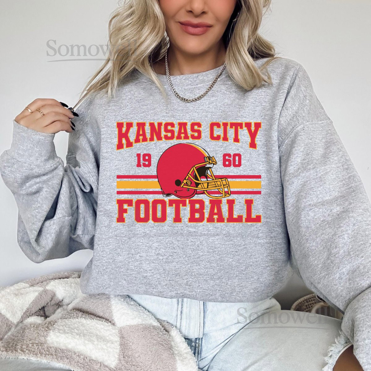 Kansas City 1960 Shirt Vintage Football Tee KC Helmet Tee Retro Sporty Tee Game Day Fan Gift Sunday Football Tee Kansas City Love Tee_330