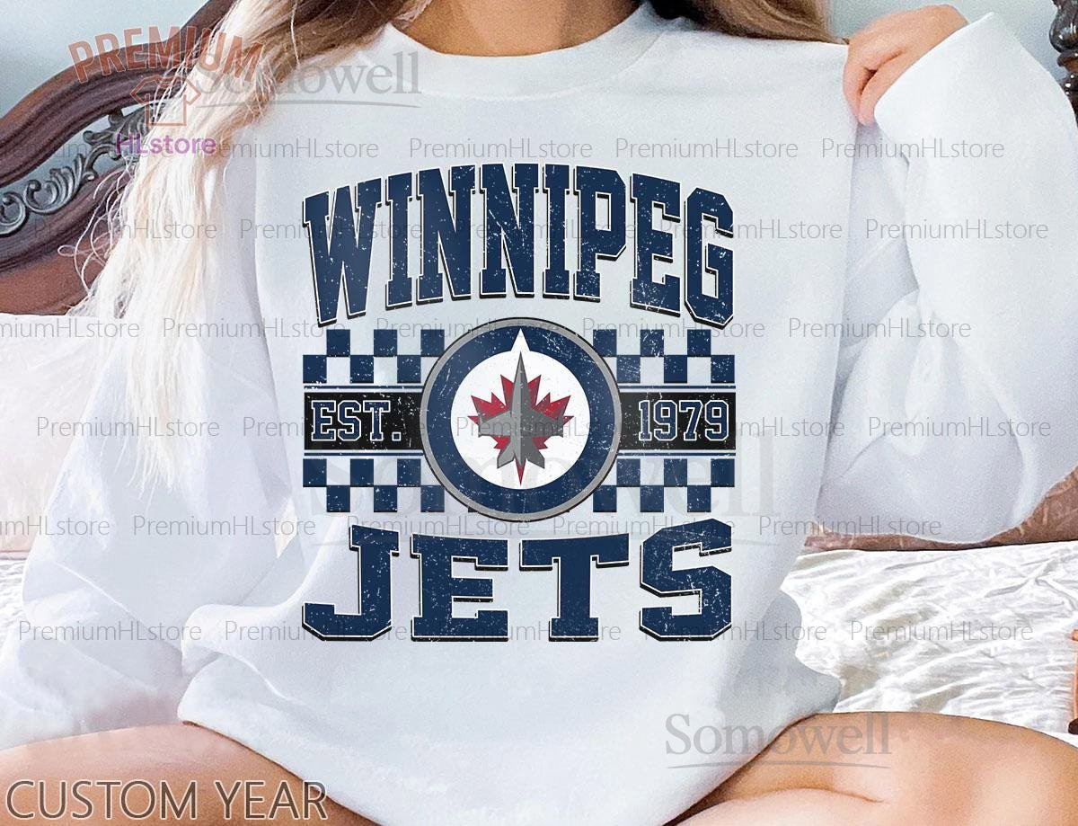 Winnipeg Jets Sweatshirt Vintage Winnipeg hockey youth sweatshirt Winnipeg Hockey Tee Jets Hockey hoodie sweater_819