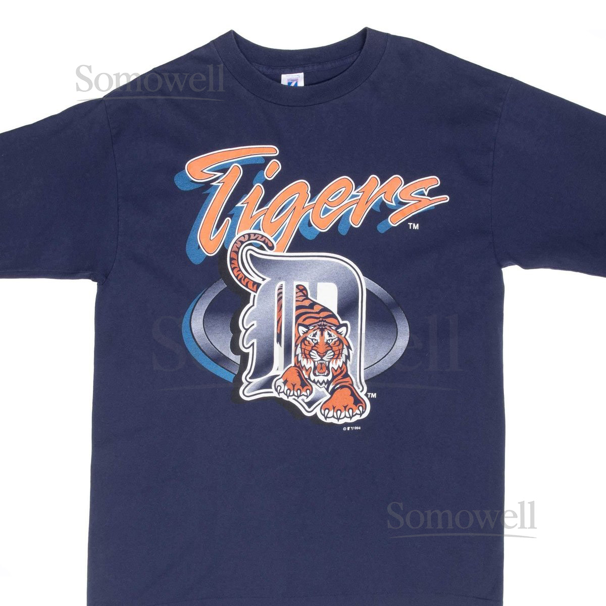 Vintage mlb detroit tigers 1994 tee shirt large made in usa_928