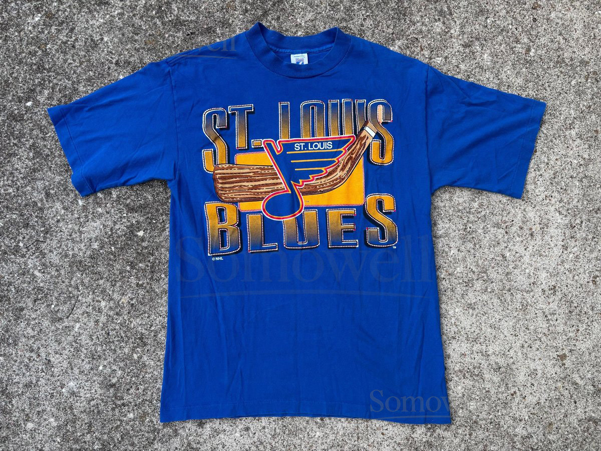 Vintage 90s St Louis Blues Shirt Size L by Logo 7_695