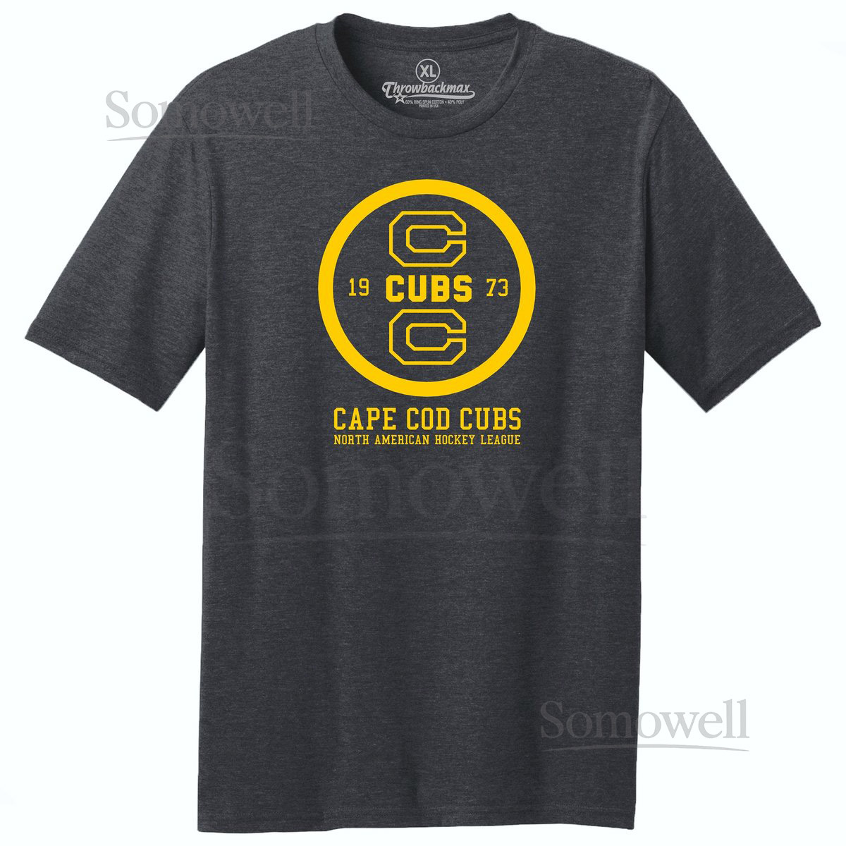Cape Cod Cubs Hockey Tee 1973 Classic Tri-Blend Shirt_151