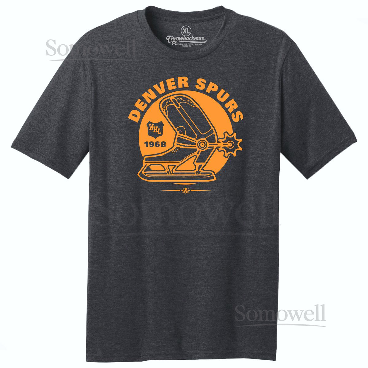 Denver Spurs 1968 Hockey T-Shirt Tri-Blend Tee_404