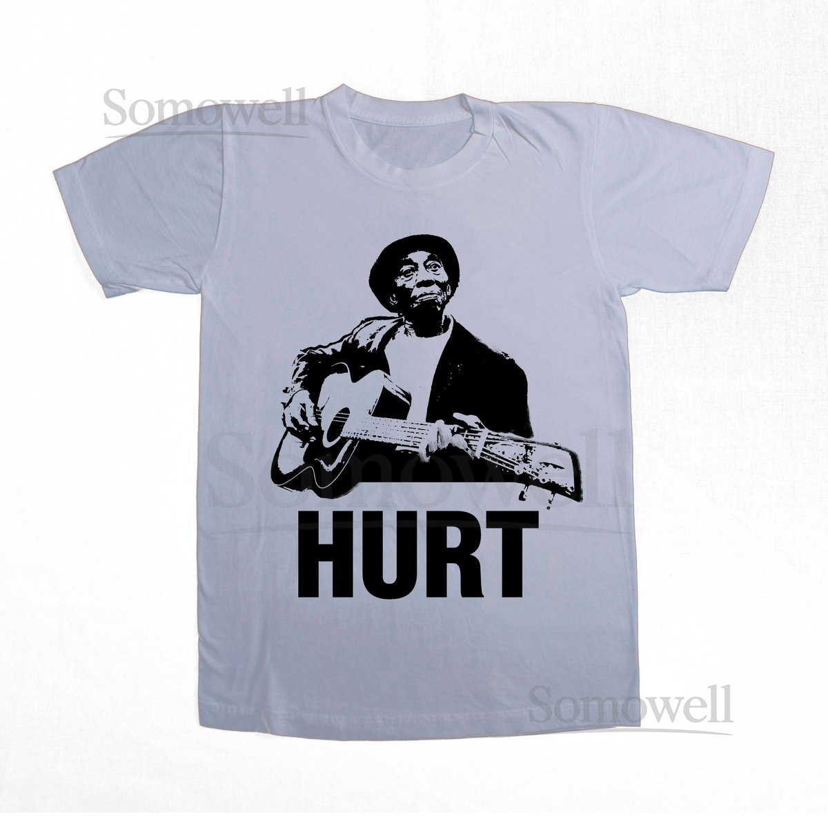 Mississippi John Hurt T-Shirt Vintage Blues Legend Tee_300