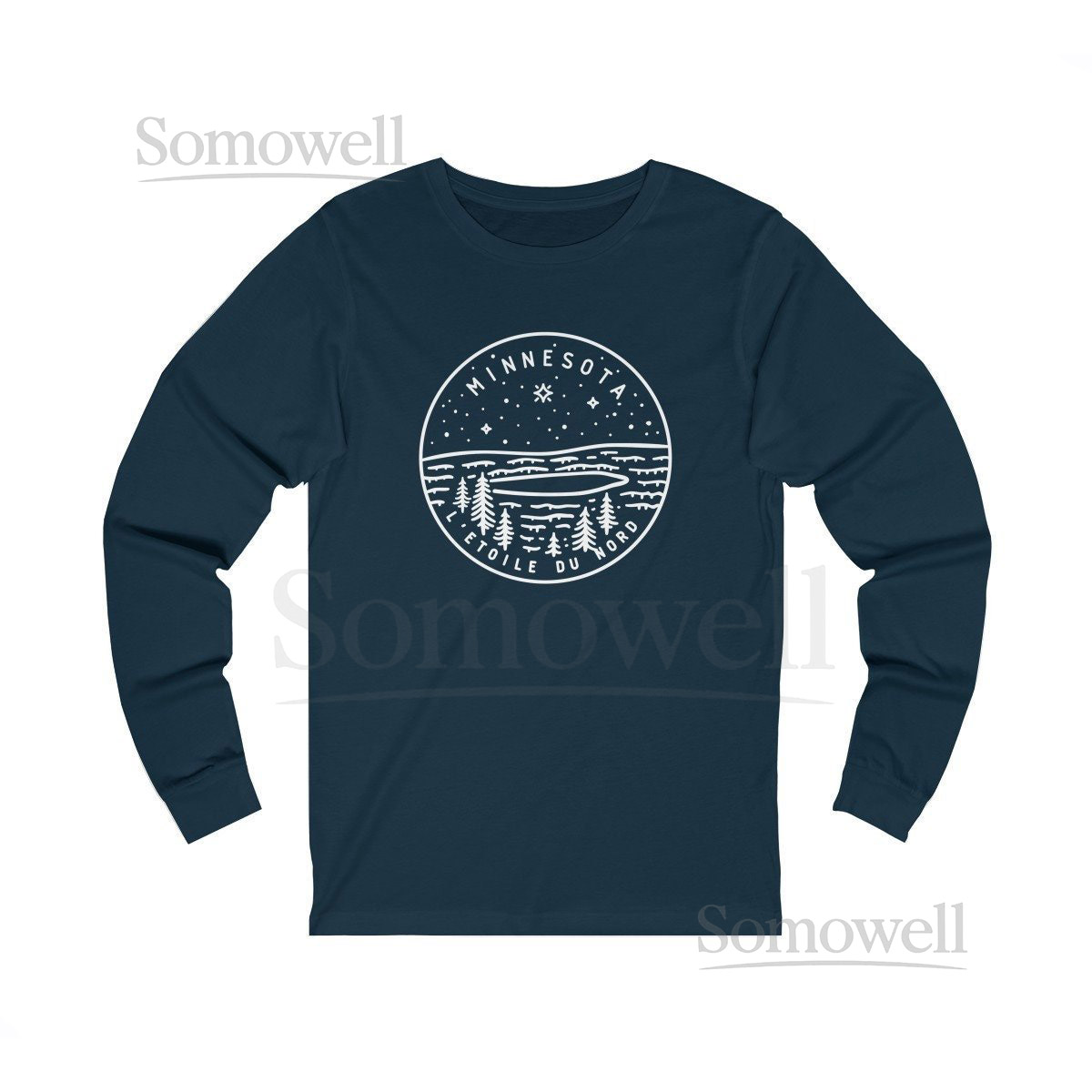 Minnesota Long Sleeve Shirt Unisex State Graphic Tee_604